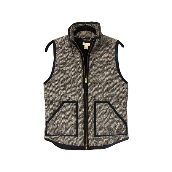 J. Crew Jackets & Blazers - J Crew Herringbone Vest